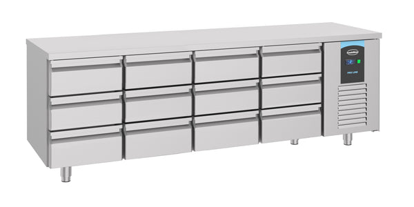 Combisteel Kühltisch 12 Schubladen Energy Line, Serie 700