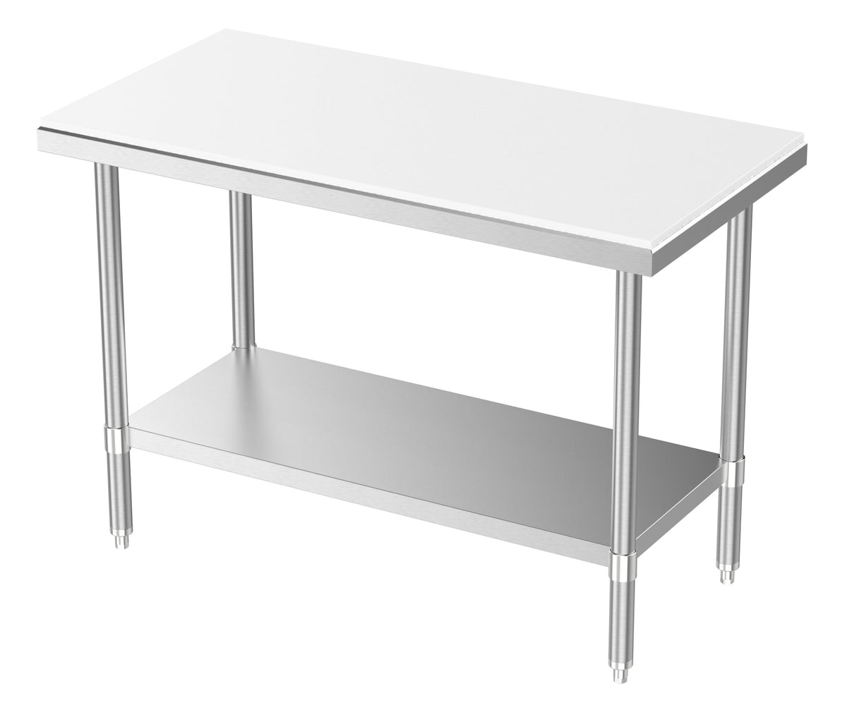 Combisteel Arbeitstisch Grundboden mit Anschnittfläche Selbstmontage 700, Serie 700