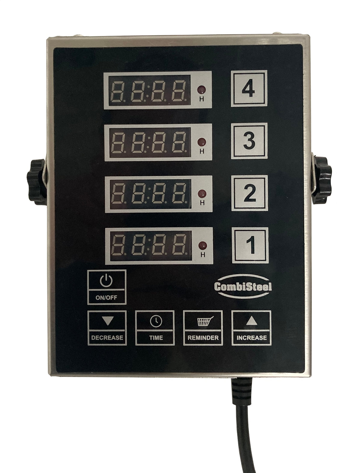 Combisteel Digitaler Küchentimer 4 Kanäle DKT-4