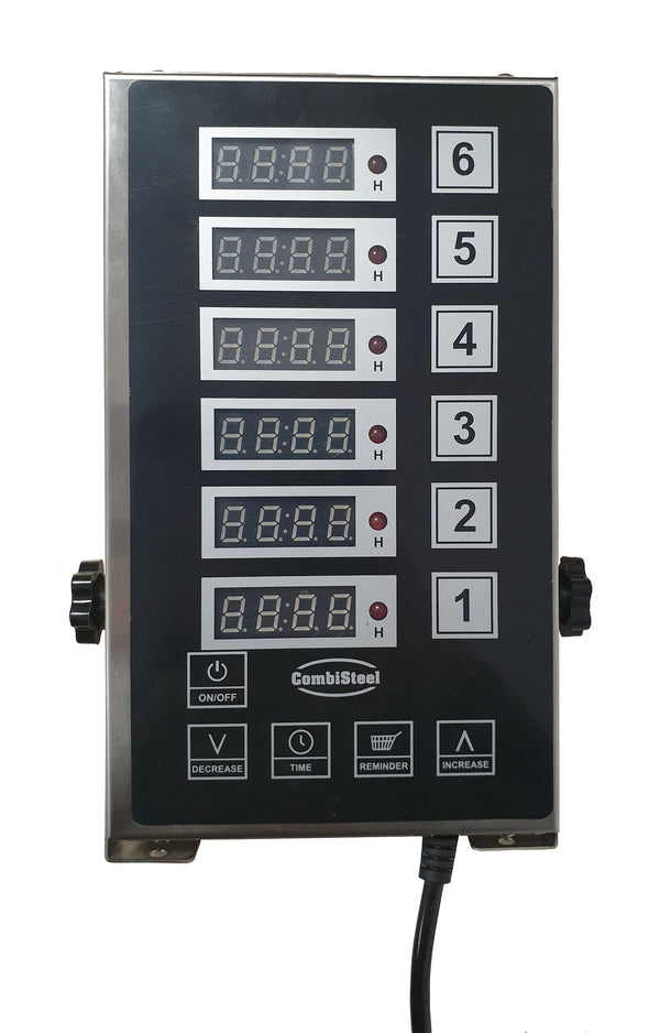 Combisteel Digitaler Küchentimer 6 Kanäle DKT-6