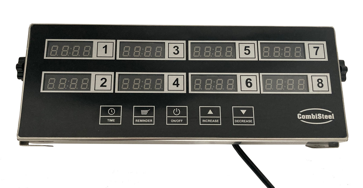 Combisteel Digitaler Küchentimer 8 Kanäle DKT-8
