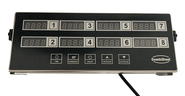 Combisteel Digitaler Küchentimer 8 Kanäle DKT-8