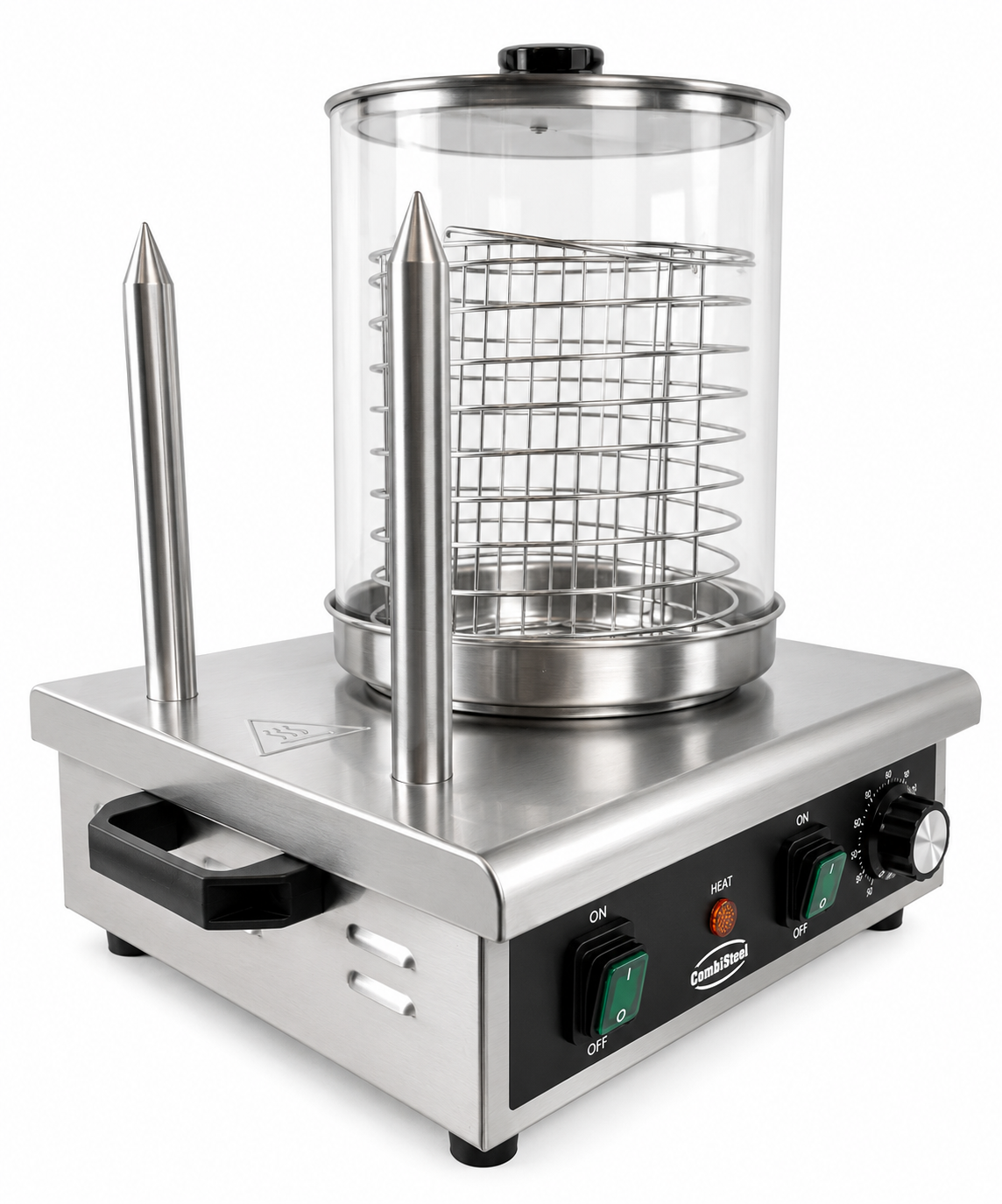 Combisteel Hot Dog Gerät mit 2 Brotwärmer