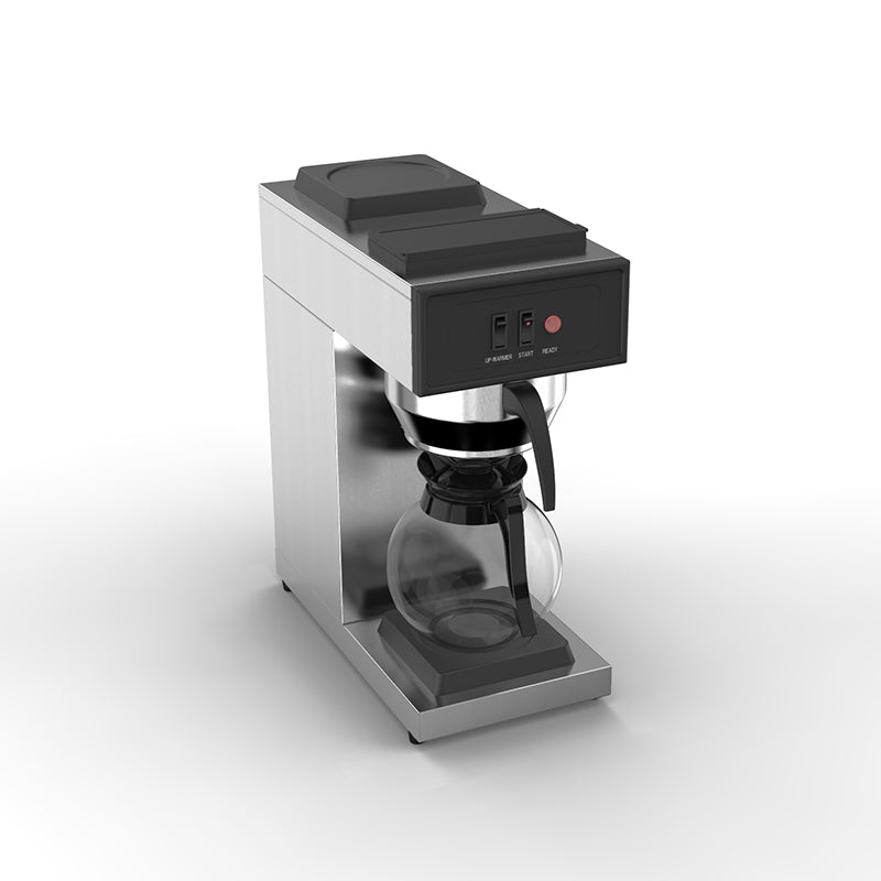 Stalgast Filterkaffeemaschine 1,8 Liter, inklusive Glaskanne, 203x403x469 mm (BxTxH)