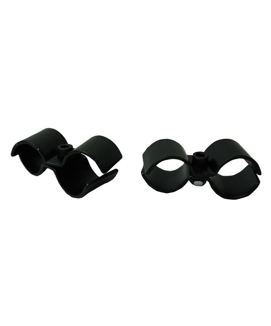 Combisteel Satz mit 2 Schwarze Halterungen Zum Verbinden der Regale für 7530.0025-0030-0035-0040