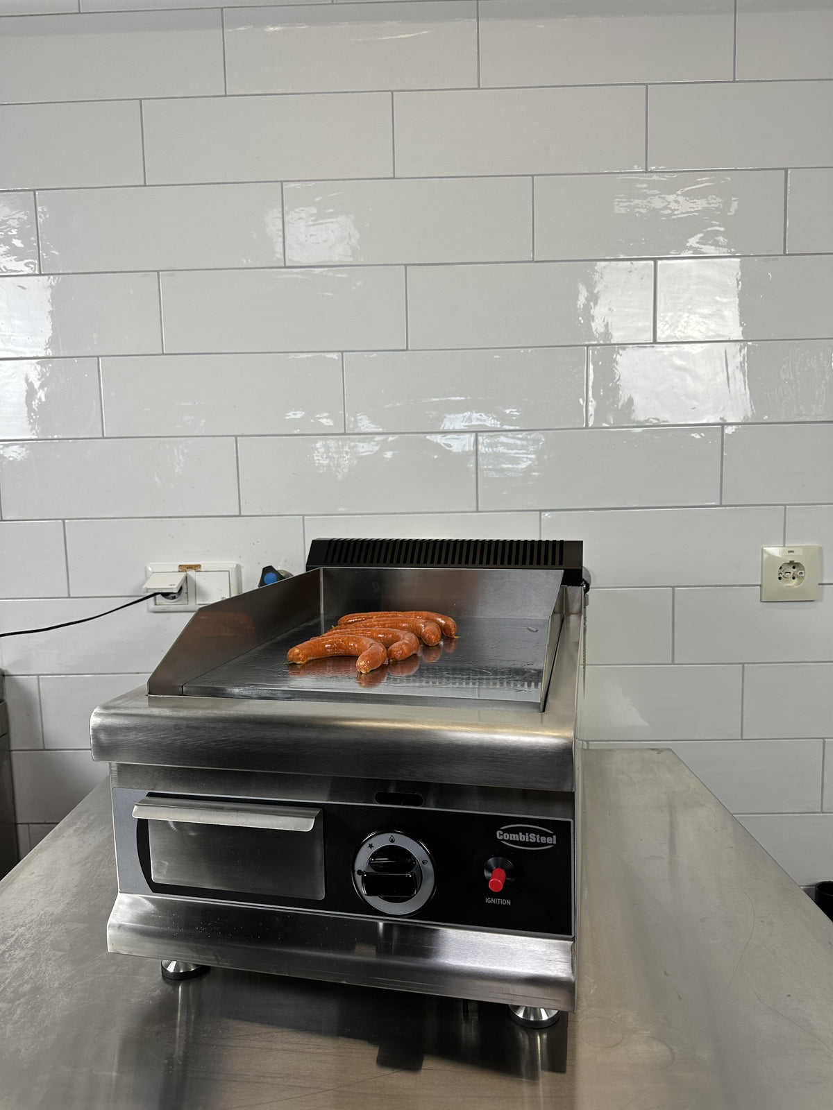 Combisteel Gas Grillplatte Chrom 400