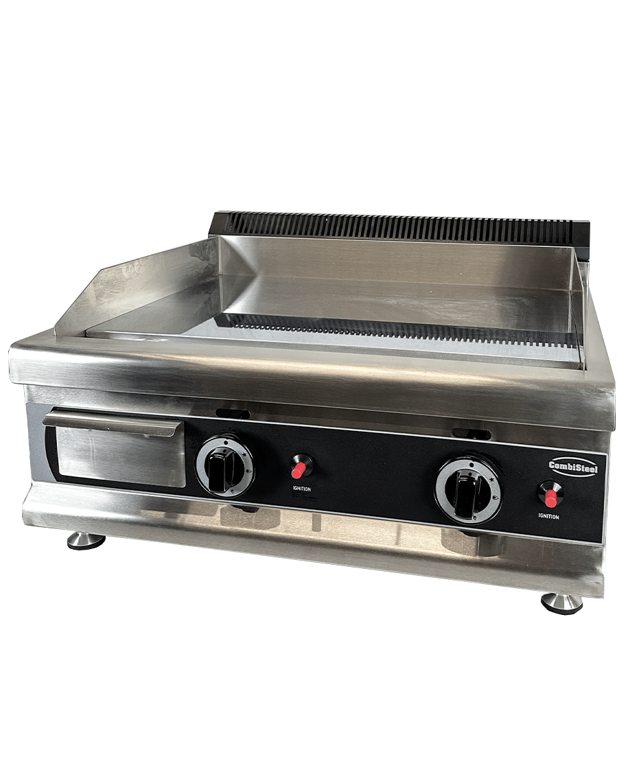 Combisteel Gas Grillplatte Chrom 800 Propan