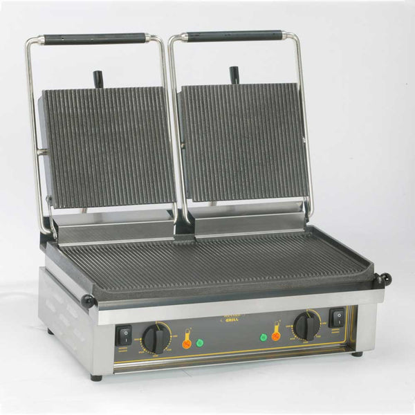 Stalgast ROLLER GRILL Kontaktgrill doppelt, 4 kW, Abmessung 600 x 385 x 220 mm (BxTxH)