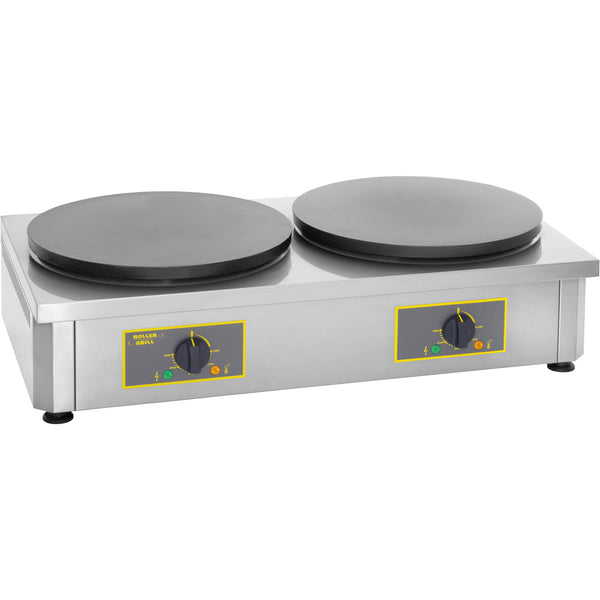 Stalgast ROLLER GRILL Doppel-Elektro-Crêpesgerät, Platten Ø 400 mm