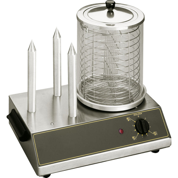 Stalgast ROLLER GRILL Hot Dog Gerät, für bis zu 40 Würstchen