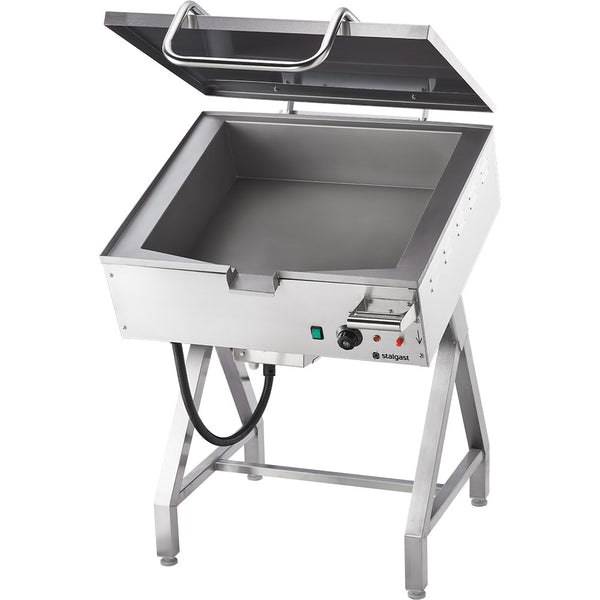 Stalgast Edelstahl Kippbratpfanne, 100 Koteletts/h, 700x786x912 mm (BxTxH)