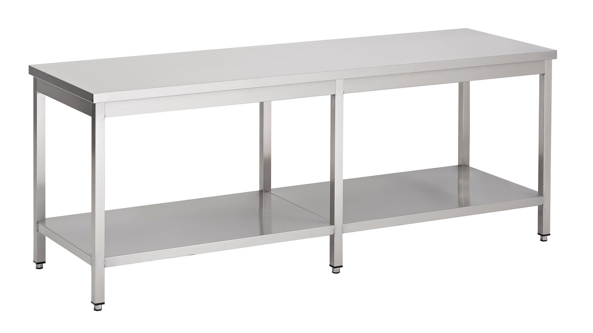 Combisteel Arbeitstisch Grundboden 2400, Serie 800
