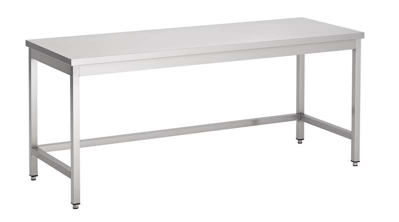 Combisteel Arbeitstisch Offenem Unterbau 1400, Serie 600
