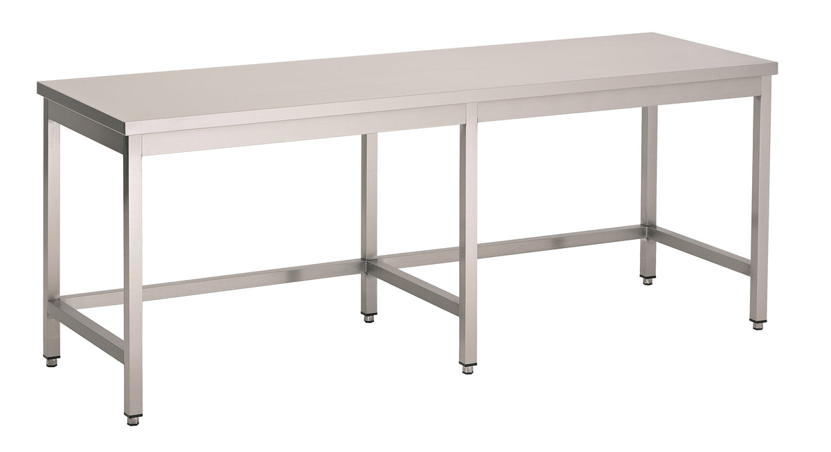 Combisteel Arbeitstisch Offenem Unterbau 2800, Serie 600