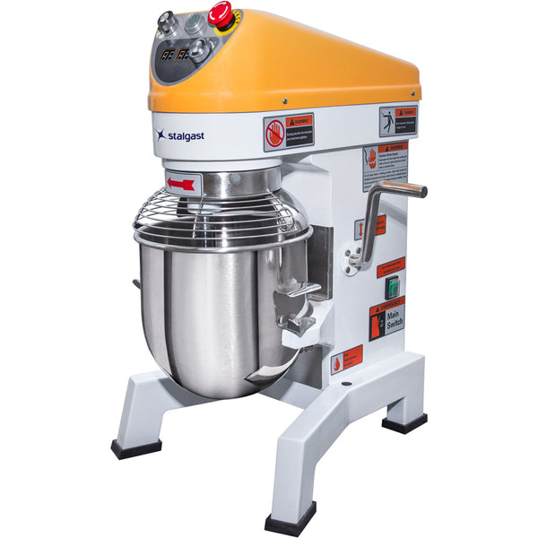Stalgast Multifunktionaler Planetenmixer, 10 L, 52-500 U/min., 420x510x720 mm (BxTxH), 0,75 kW