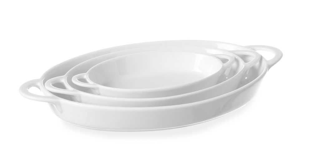HENDI Ofenform mit Ohrengriffen, oval