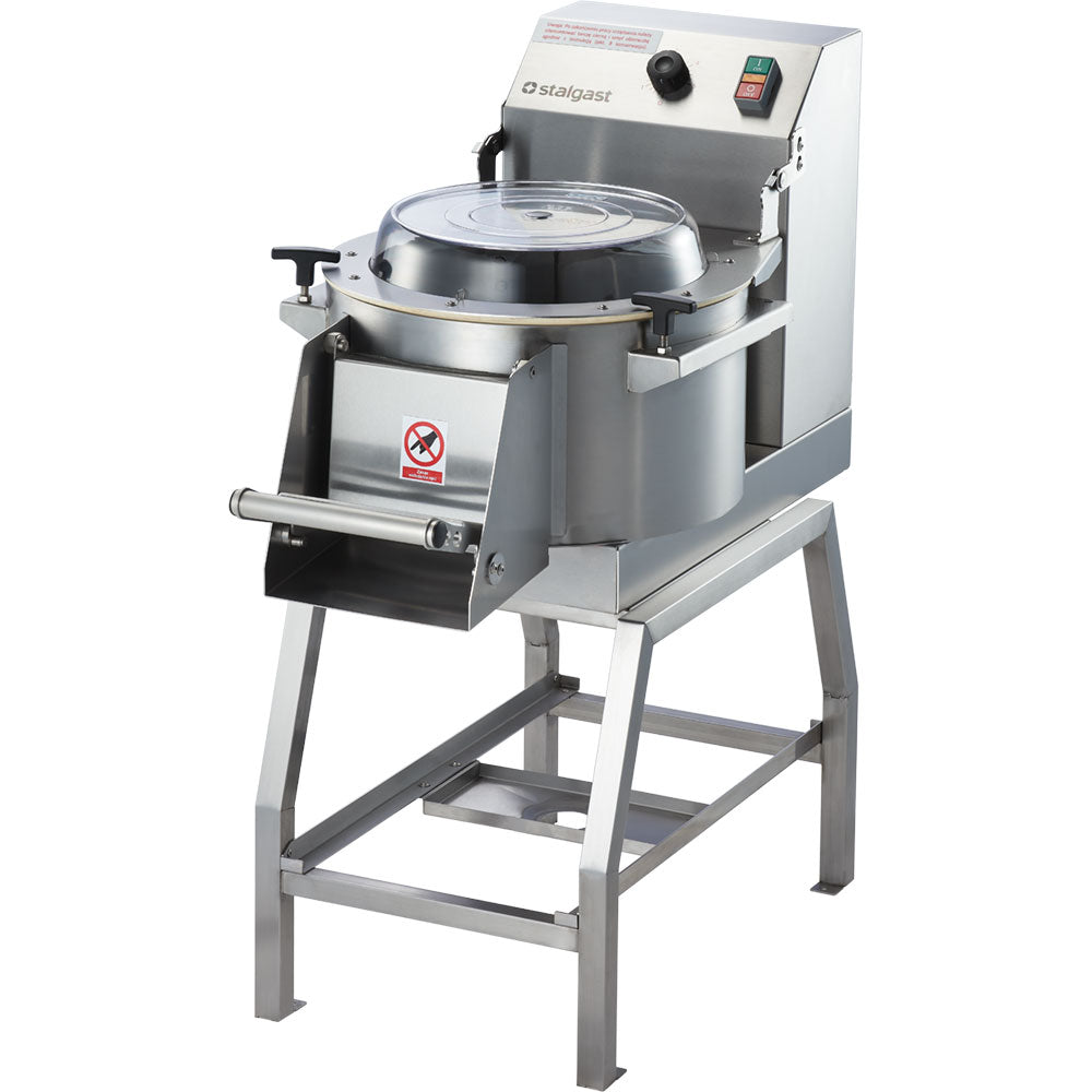 Stalgast Edelstahl Kartoffelschälmaschine, Kapazität bis zu 60 kg/h, 0,55 kW