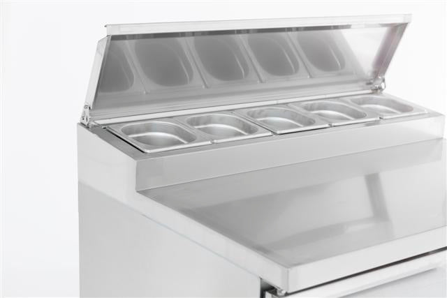 Combisteel Saladette 2 Türen 5x1/6GN Behälter