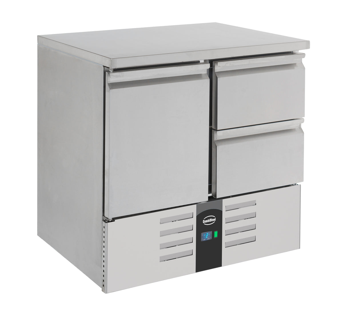 Combisteel Kühltisch 1 TÜR/2 Laden, 900 x 700 x 875 mm