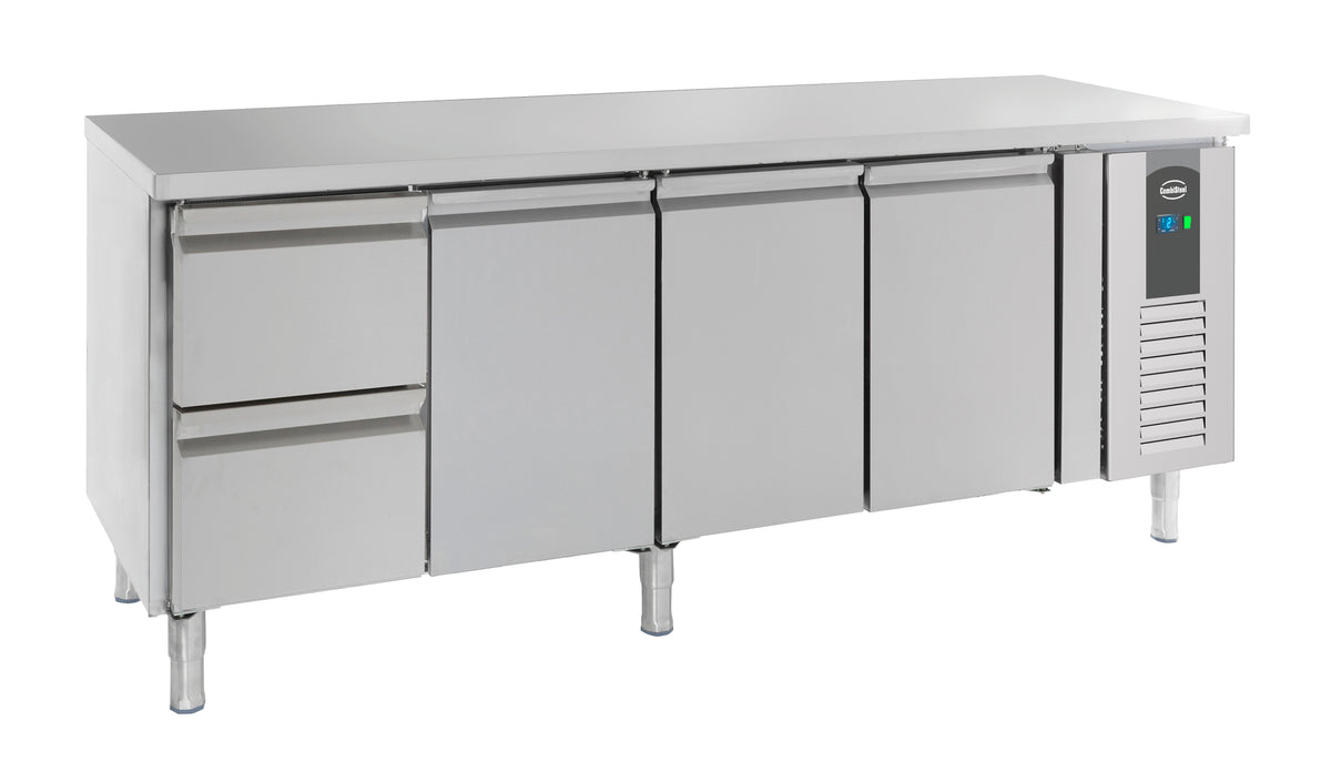 Combisteel Kühltisch 3 Türen und 2 Schubladen, Serie 700 (7950.0210)