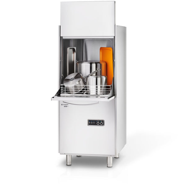 Stalgast Topfspülmaschine AQUA P3 mit Klarspülmitteldosier-, Reinigerdosierpumpe, Klarspül- und Ablaufpumpe 12,2 kW, 400 V