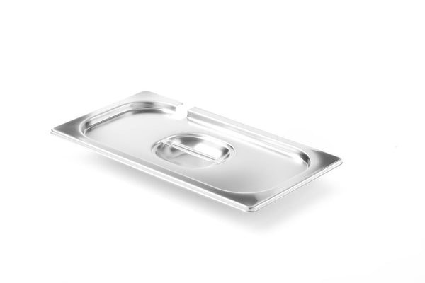 HENDI Gastronorm-Deckel mit Löffelaussparung