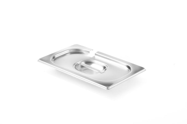 HENDI Gastronorm-Deckel mit Löffelaussparung