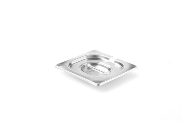 HENDI Gastronorm-Deckel mit Löffelaussparung