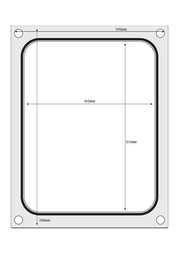 HENDI Matrize für  Versiegelungsmaschine