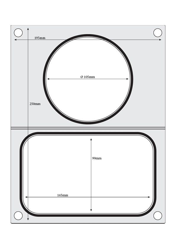 HENDI Matrize für  Versiegelungsmaschine