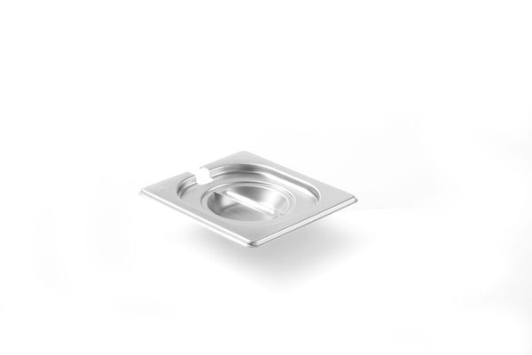 HENDI Gastronorm-Deckel mit Löffelaussparung
