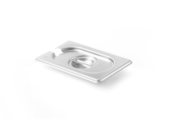 HENDI Gastronorm-Deckel mit Löffelaussparung