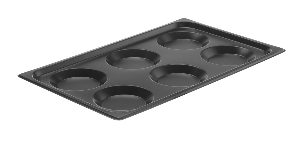 HENDI Tablett mit 6 Formen, Convectomat Pancake