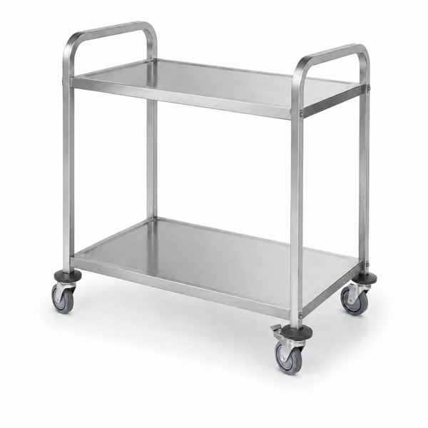 HENDI Servierwagen, schmal, verschraubt, 2 böden 745x398x810 mm