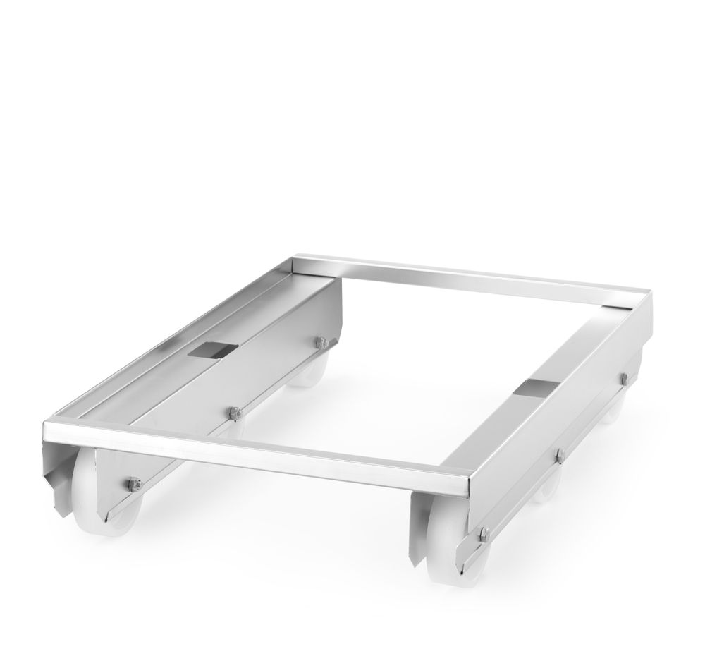 HENDI Trolley für Behälter, 6 Räder, 600x400 mm mit 6 Räder