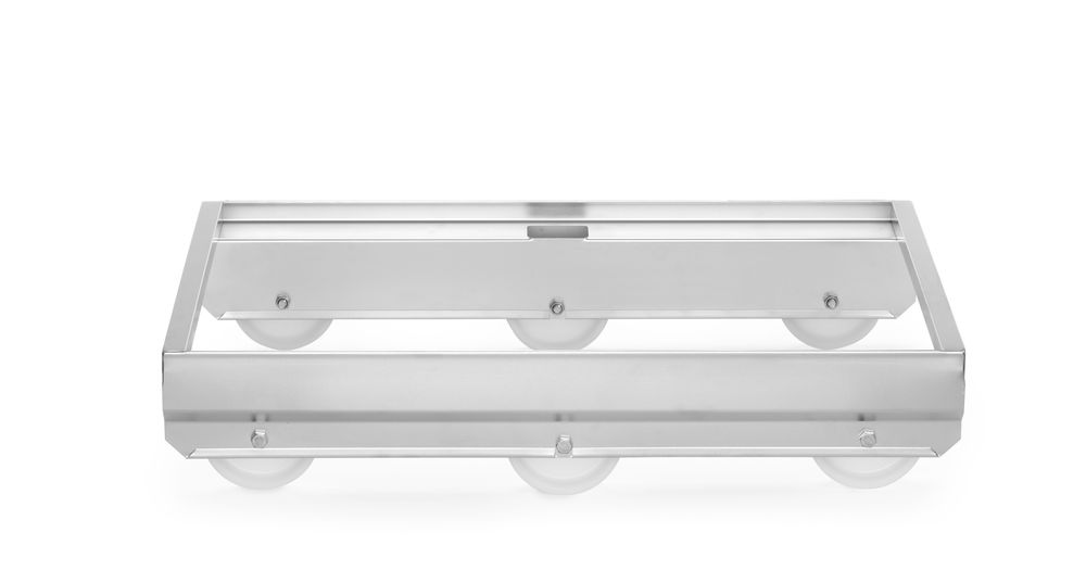 HENDI Trolley für Behälter, 6 Räder, 600x400 mm mit 6 Räder