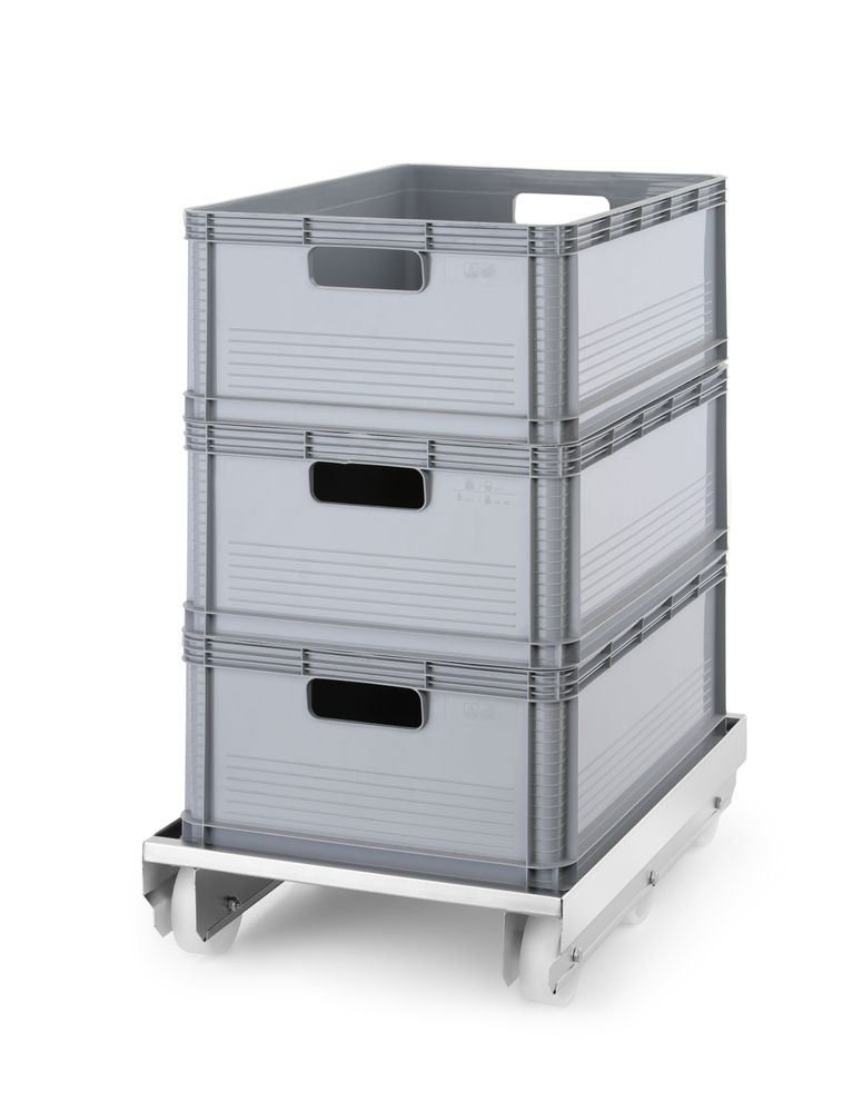 HENDI Trolley für Behälter, 6 Räder, 685x485 mm mit 6 Räder