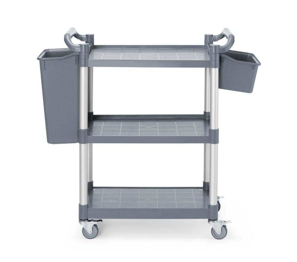AmerBox Servierwagen aus Polypropylen mit 3 Fächern, klein