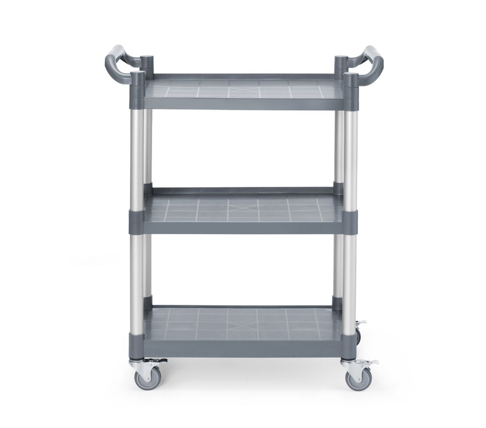 AmerBox Servierwagen aus Polypropylen mit 3 Fächern, klein