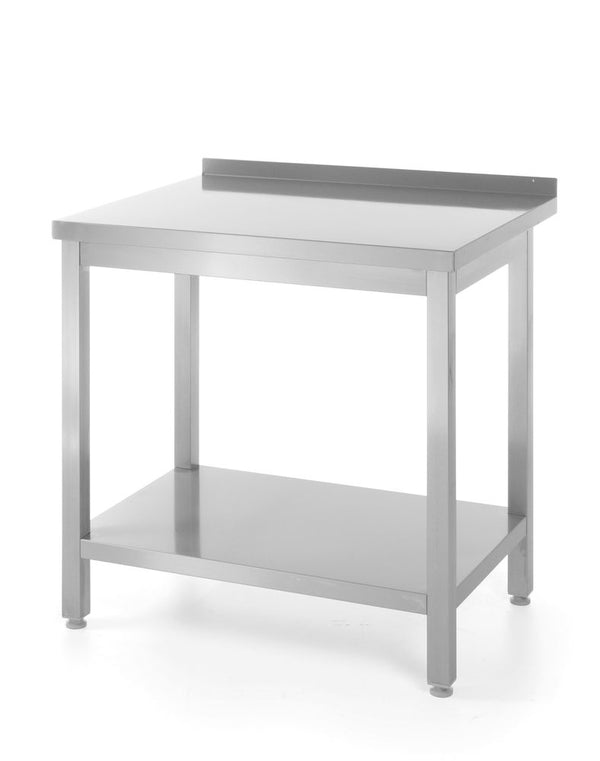 HENDI Wandtisch mit Ablage – verschraubt, Tiefe 600 mm