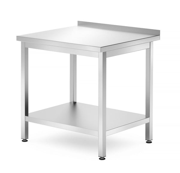 HENDI Wandtisch mit Ablage – verschraubt, Tiefe 700 mm