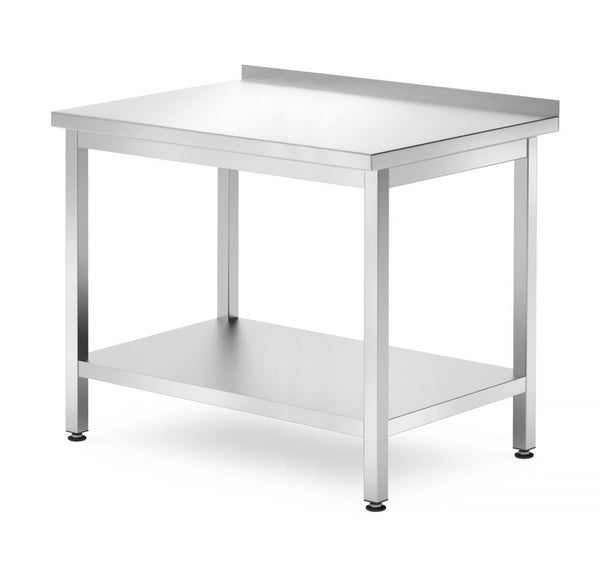HENDI Wandtisch mit Ablage – verschraubt, Tiefe 700 mm