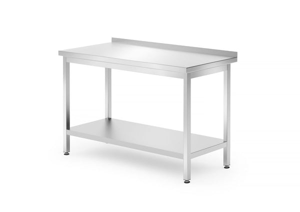 HENDI Wandtisch mit Ablage – verschraubt, Tiefe 700 mm