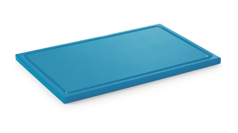 HENDI Schneidebrett HACCP GN 1/1, blau 530x325x25 mm HDPE