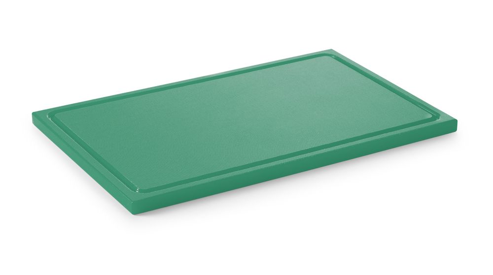HENDI Schneidebrett HACCP GN 1/1, grün 530x325x25 mm HDPE