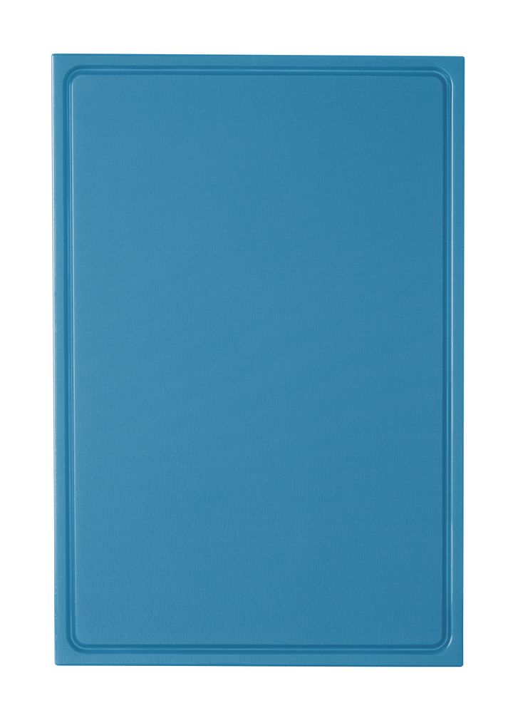 HENDI Schneidbrett HACCP 600x400, blau 600x400x25 mm HDPE