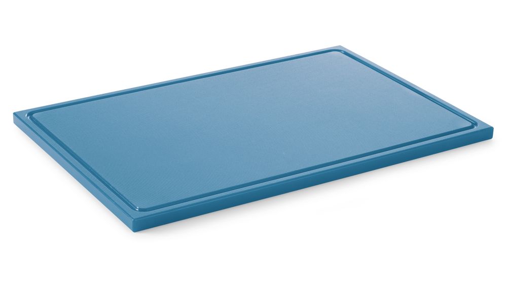 HENDI Schneidbrett HACCP 600x400, blau 600x400x25 mm HDPE