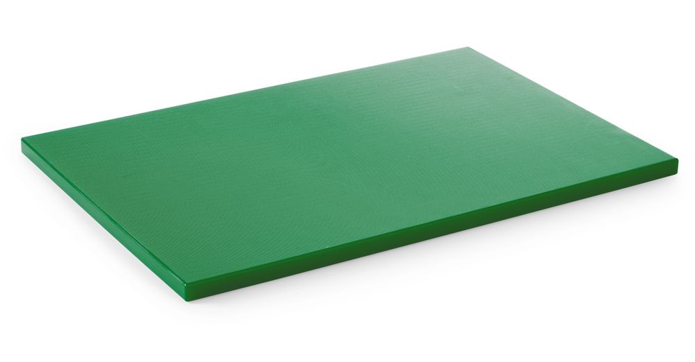 HENDI Schneidbrett HACCP 600x400, grün 600x400x25 mm HDPE