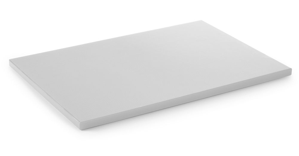 HENDI Schneidbrett HACCP 600x400, weiß 600x400x25 mm HDPE