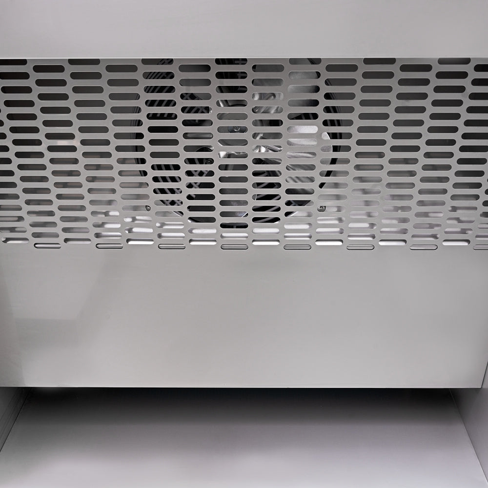 Stalgast Starline Edelstahl Doppeltür-Tiefkühlschrank mit Rädern, GN 2/1, 1480x830x2010 mm (BxTxH), 1300 L